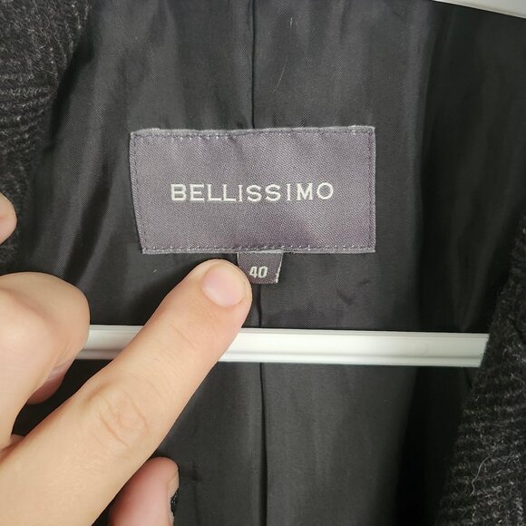 Bellissimo Mens Pea Coat Size 40 - Picture 3 of 4